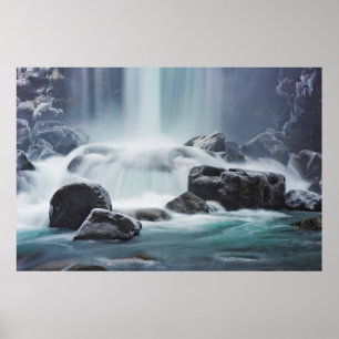 Poster Esfrie como um córrego da montanha