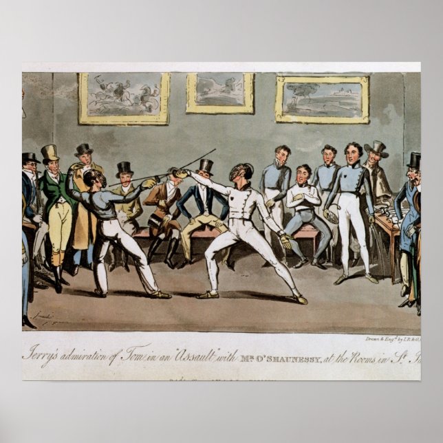 Poster Esgrima: A admiração de Jerry por Tom num `Assault (Frente)