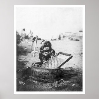 Pôster Eskimo Child Alaska 1905