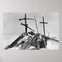 Eskimo Grave no Alasca Fotografia