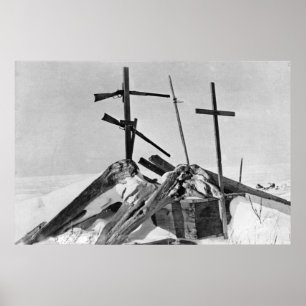 Poster Eskimo Grave no Alasca Fotografia