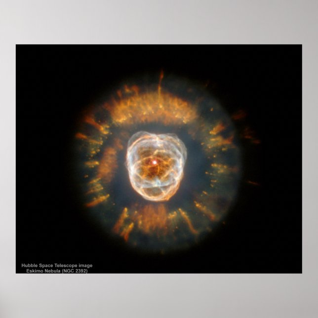 Poster Eskimo Nebula (NGC 2392) (Frente)