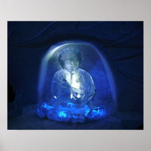 Poster Eskimo Room at Hotel de Glace, Quebec, Canada