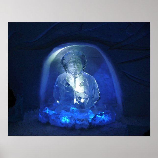Poster Eskimo Room at Hotel de Glace, Quebec, Canada (Frente)