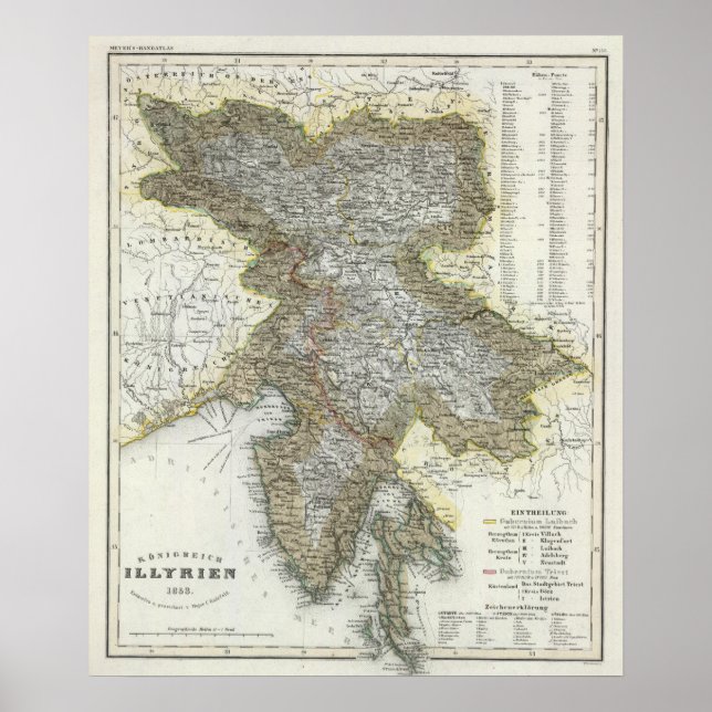 Poster Eslovênia, Croácia (Frente)