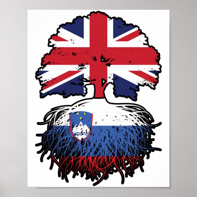 Poster Eslovênia Reino Unido (Frente)