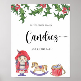 Poster Esmagador de nozes - adivinhe quantos doces
