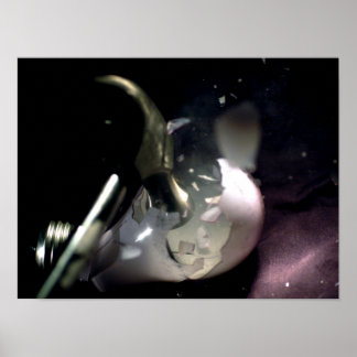 Poster Esmagamento de uma lâmpada