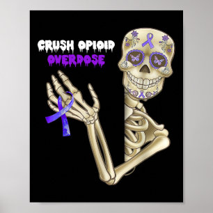 Poster Esmagamento Sobredosagem Opióide Sensibilização Di