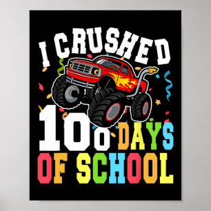 Poster Esmagei 100 Dias De Rapazes De Monstros Escolares