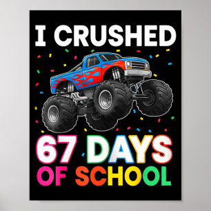 Poster Esmaguei 67 Dias De Escola Professor Monstro Aluno