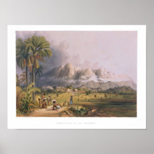 Pôster Esmeralda, no Orinoco, sítio de uma Missi espanhol