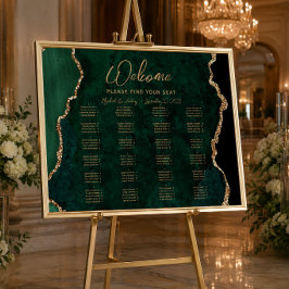Poster Esmeralda Verde Ágata Dourado Roteiro Casamento Be