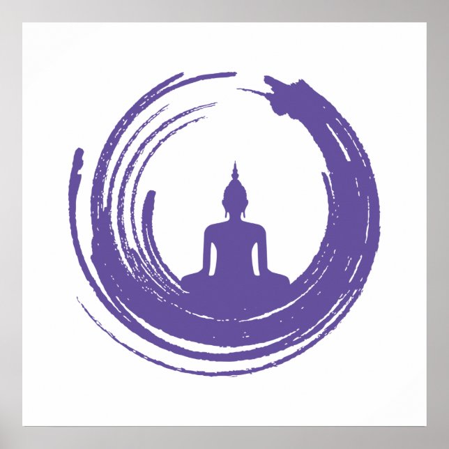 Poster Esō Budha Budismo Zen Espiritualidade (Frente)