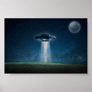Poster Espaçamento de alienígena