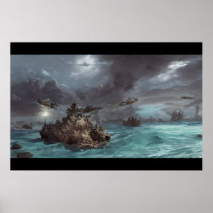 Poster Espachante Steampunk