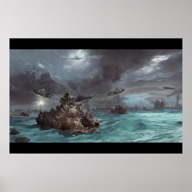 Poster Espachante Steampunk (Frente)