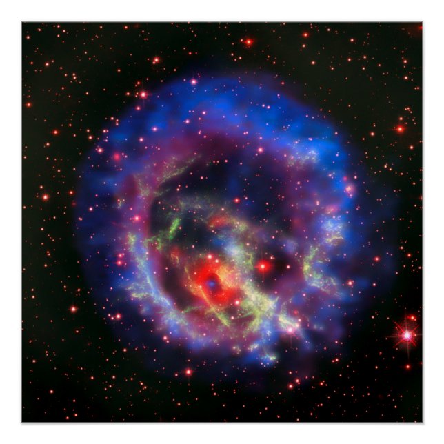 Pôster Espaço, astronomia, supernova, galáxia, NASA, estr (Frente)