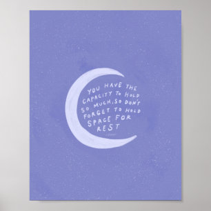 Poster Espaço de Retenção para Descanso - Decoração 