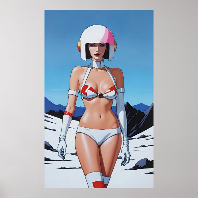 Poster Espaço é o lugar - Ken Gage Art (Frente)