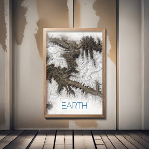 Poster Espaço Exterior, Cosmos, Sistema Solar, Planeta Te