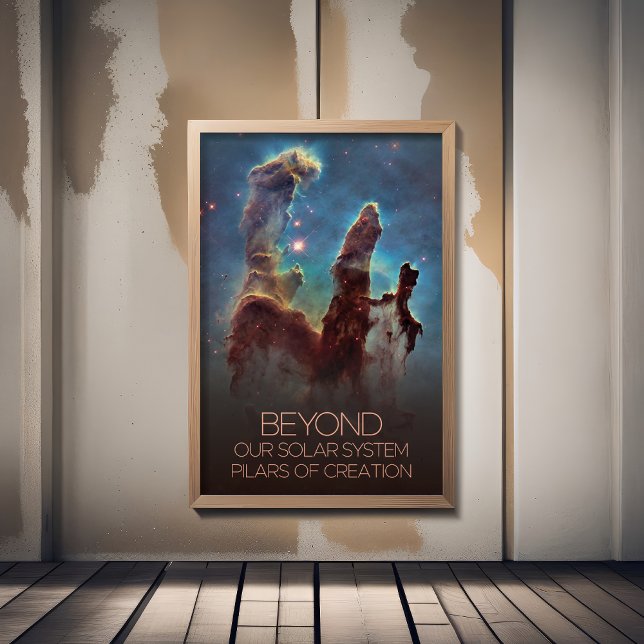 Poster Espaço Exterior, Galáxia, Via Látea, Pilares De Cr (Criador carregado)