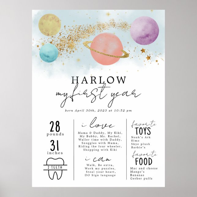 Poster Espaço Exterior Primeira Viagem ao redor do Sol Et (Frente)