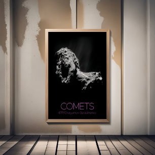 Poster Espaço Exterior, Sistema Solar, Cosmos, Cometas, 6