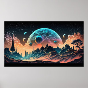 Poster Espaço Psicodélico