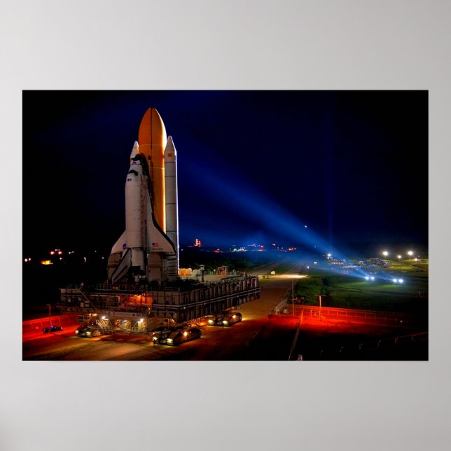 Poster Espaço Shuttle Discovery Circa 1984 (Frente)