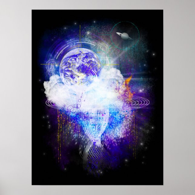 Pôster Espaçonave Terra (Frente)