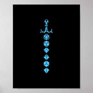 Poster Espada Azul do Paladino