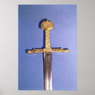 Pôster Espada da coroação dos reis de France