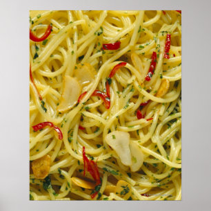 Pôster Espaguetes Aglio; Olio e Peperoncino