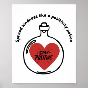 Poster Espalhar A Bondade Como Um Adesivo De Ponta De Pos