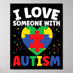 Poster Espalhar A Consciência Do Autismo E Mostrar Autism