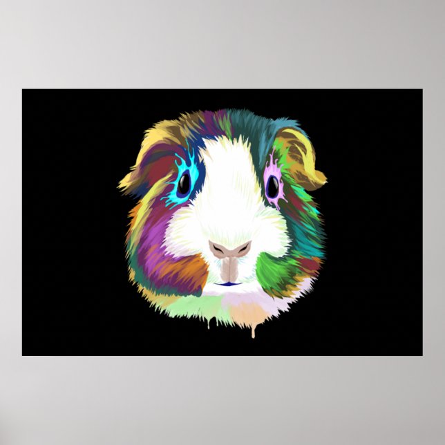 Poster Espalhar Guiné Pig (Frente)