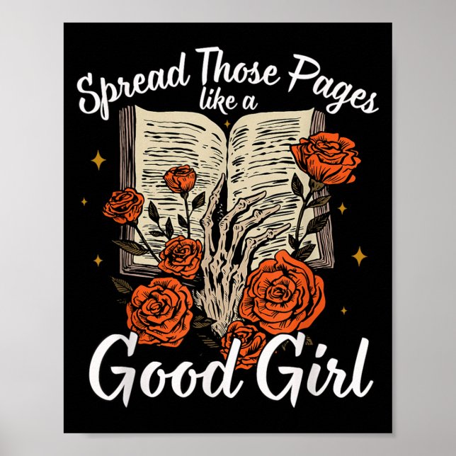 Poster Espalhe Essas Páginas Como Uma Boa Garota Romance  (Frente)