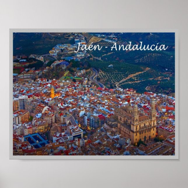 Poster Espanha - Andalucia - Jaén - (Frente)