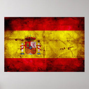 Poster Espanha; bandera de España
