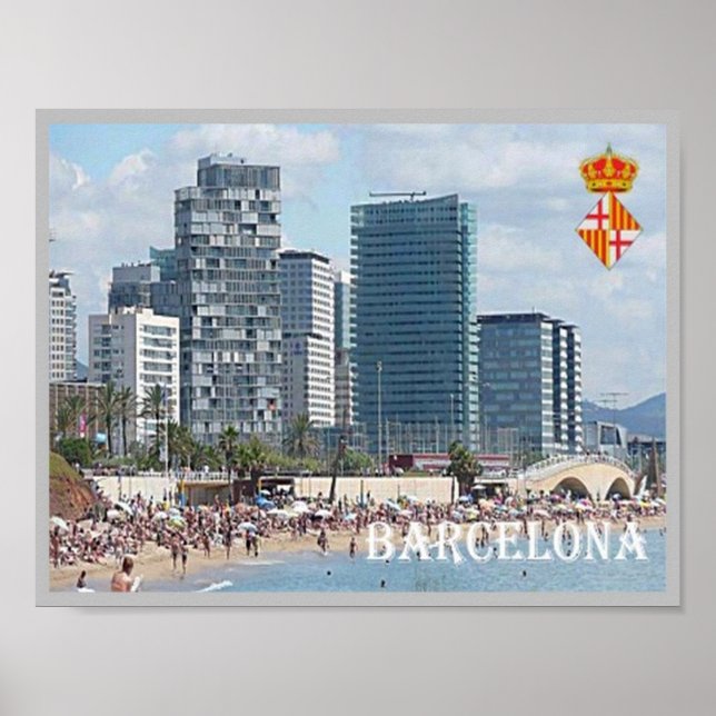 Poster Espanha - Barcelona - (Frente)