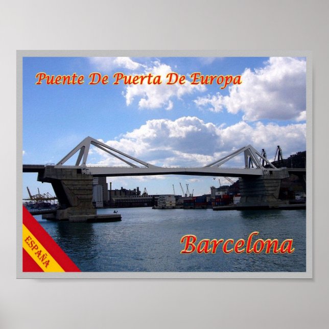 Poster Espanha - Barcelona - (Frente)