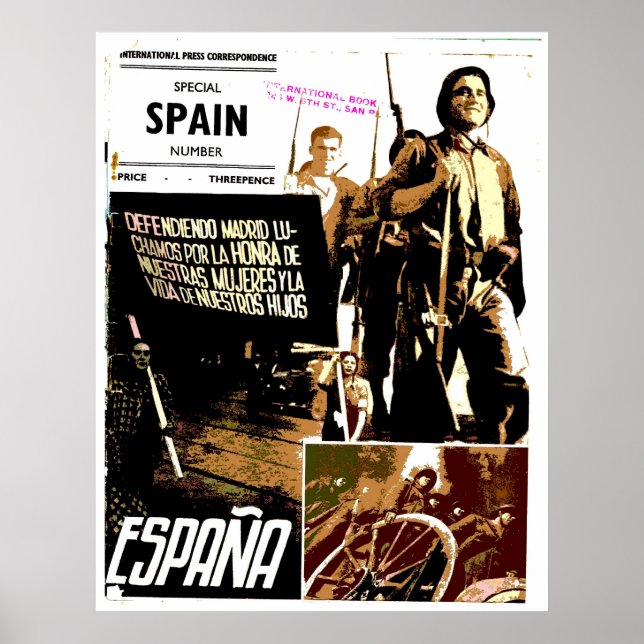 Pôster ESPANHA - Cartaz (Frente)