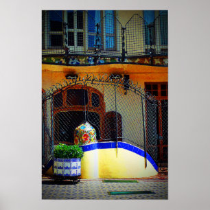 Poster Espanha Casa Batllo Barcelona