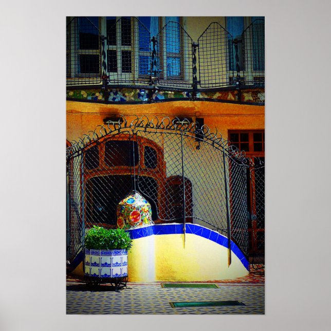Poster Espanha Casa Batllo Barcelona (Frente)