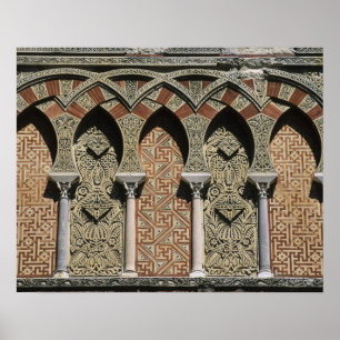 Pôster Espanha, Córdova, mezquita moura, (mesquita).