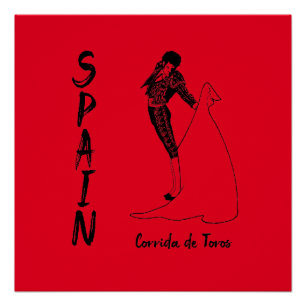 Pôster ESPANHA Corrida de Toros (Touro)