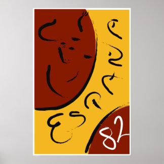 Pôster Espanha da Copa do Mundo de 1982