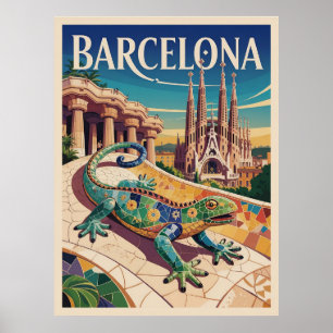 Poster Espanha de Barcelona