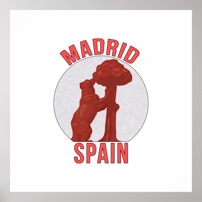 Poster Espanha de Madrid (Frente)